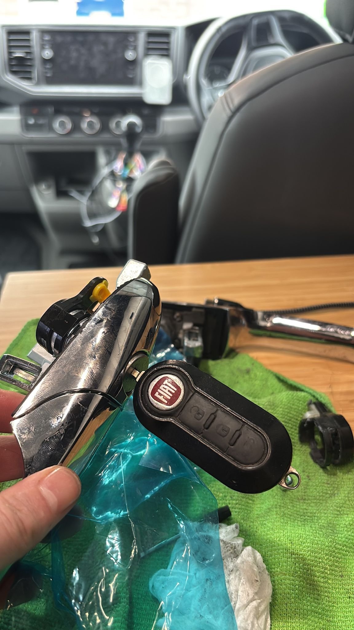 Key fob case refurbishment